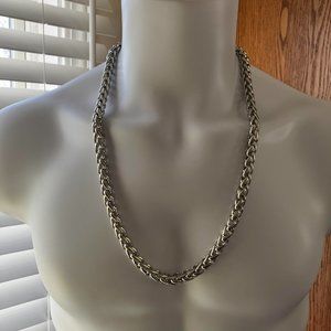 NEW Stainless Steel Chunky Chain 30 inch Wheat Chain Waterproof